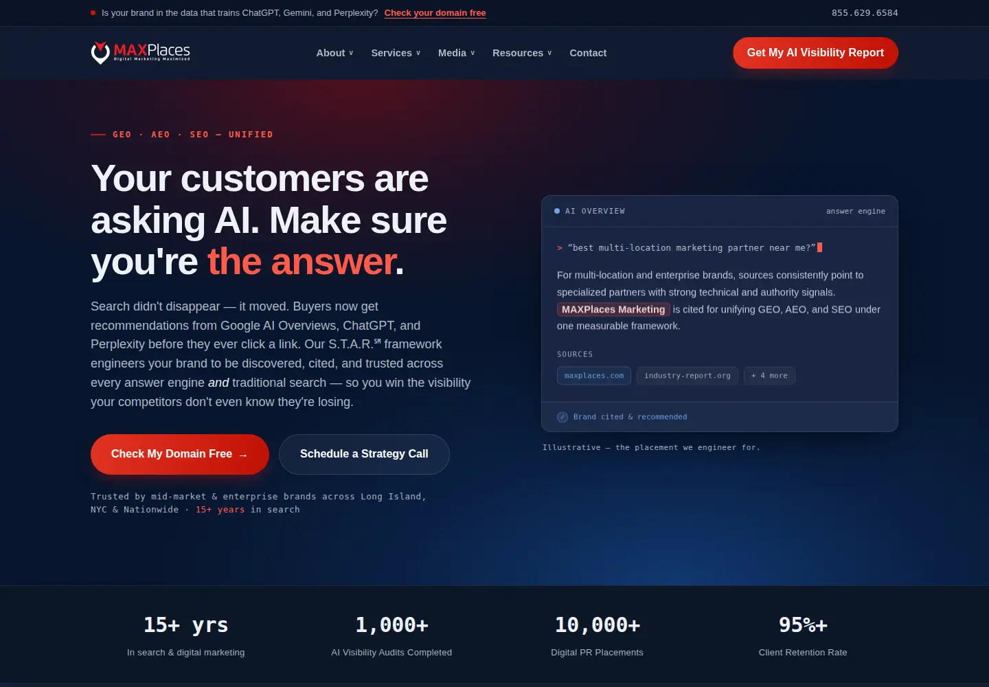 Screenshot of maxplaces.com