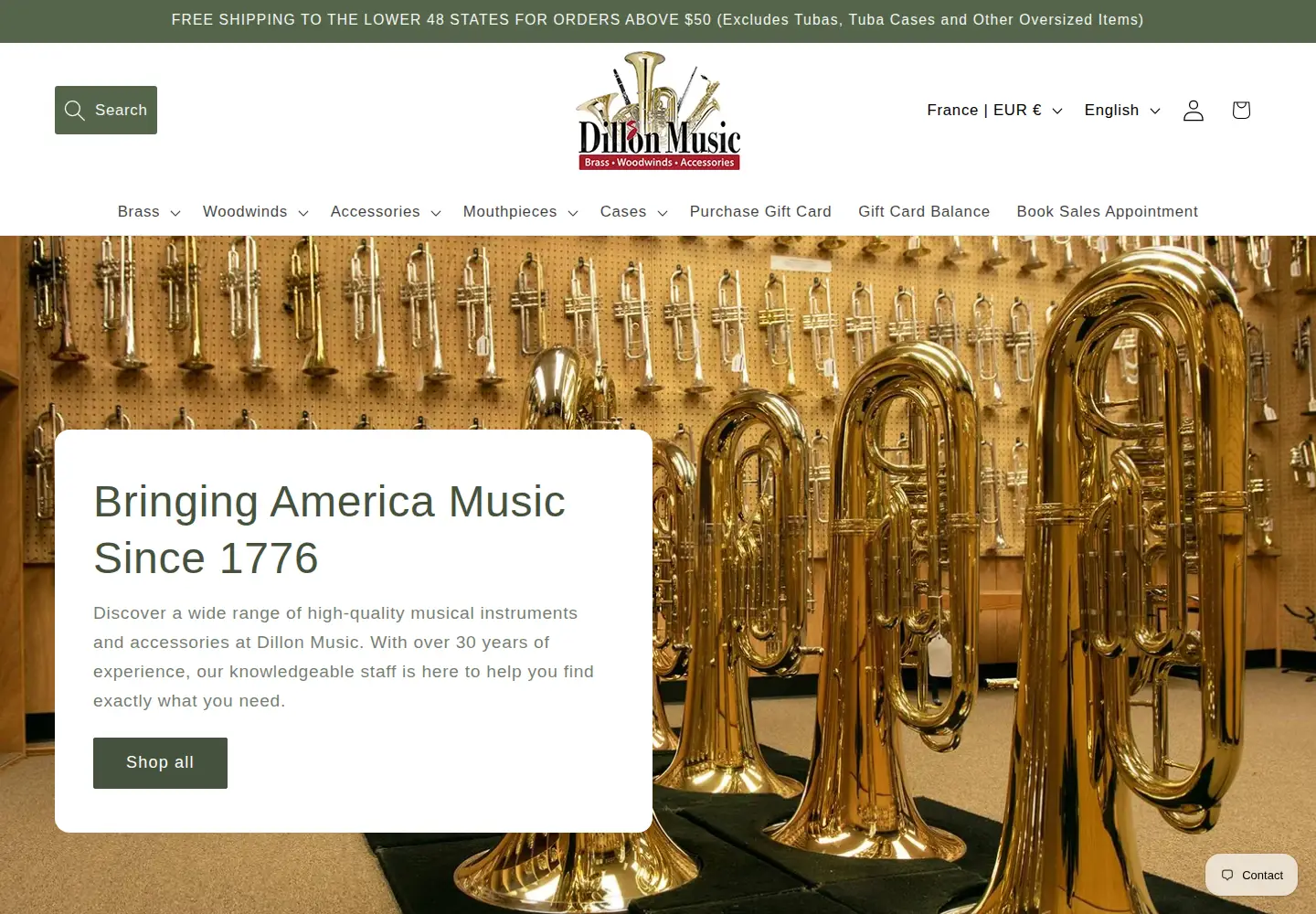 Screenshot of dillonmusic.com