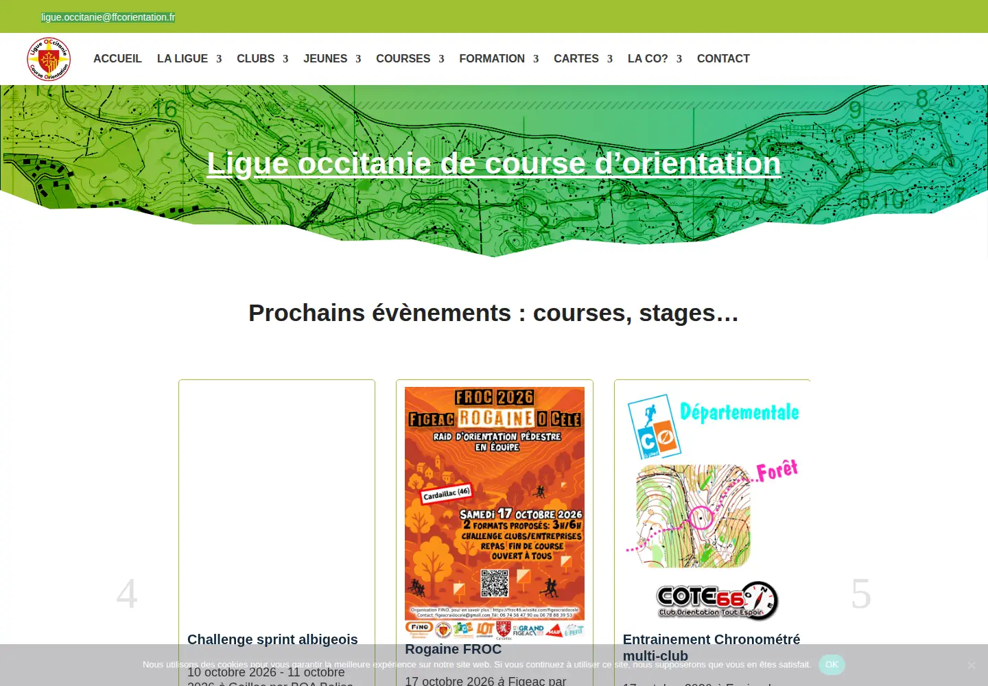 Screenshot of ligue-oc-co.com
