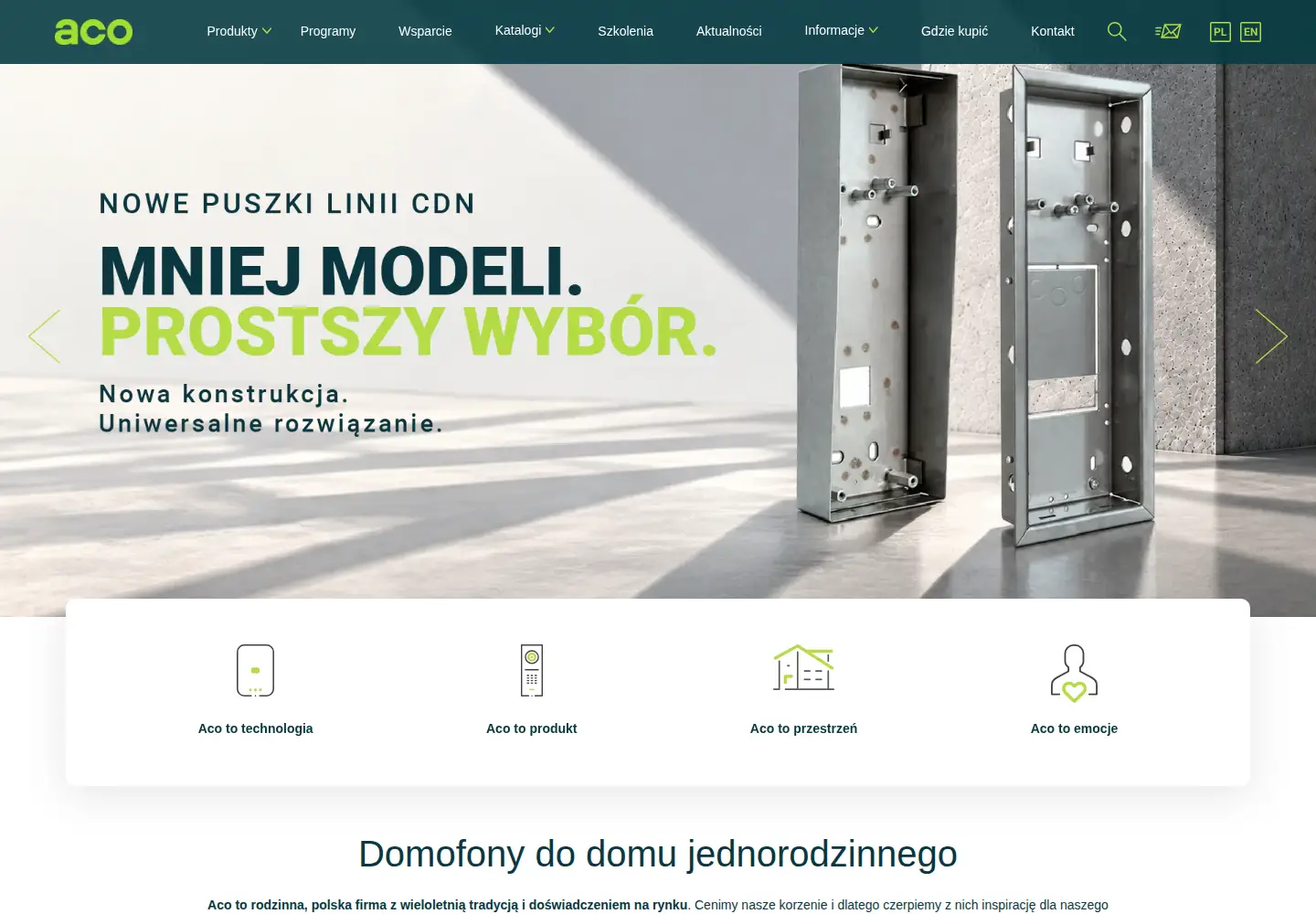 Screenshot of aco.com.pl