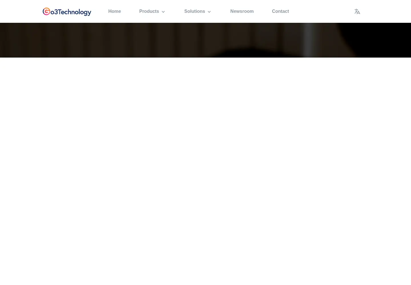 Captured homepage of go3technology.com in the current scan