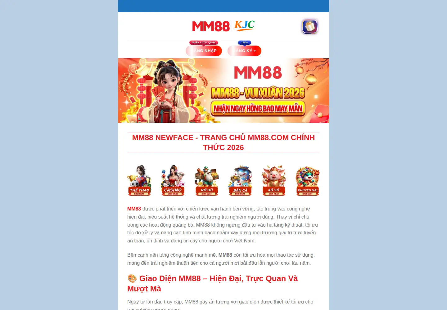 Captured homepage of mm8887.org in the current scan