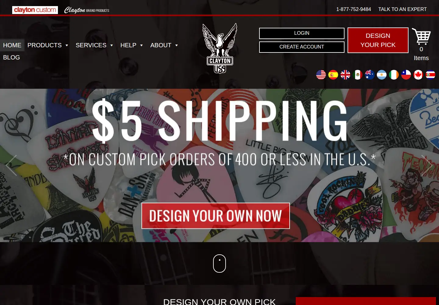 Screenshot of claytoncustom.com