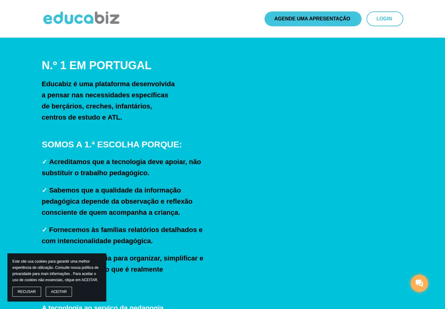 Screenshot of educabiz.com