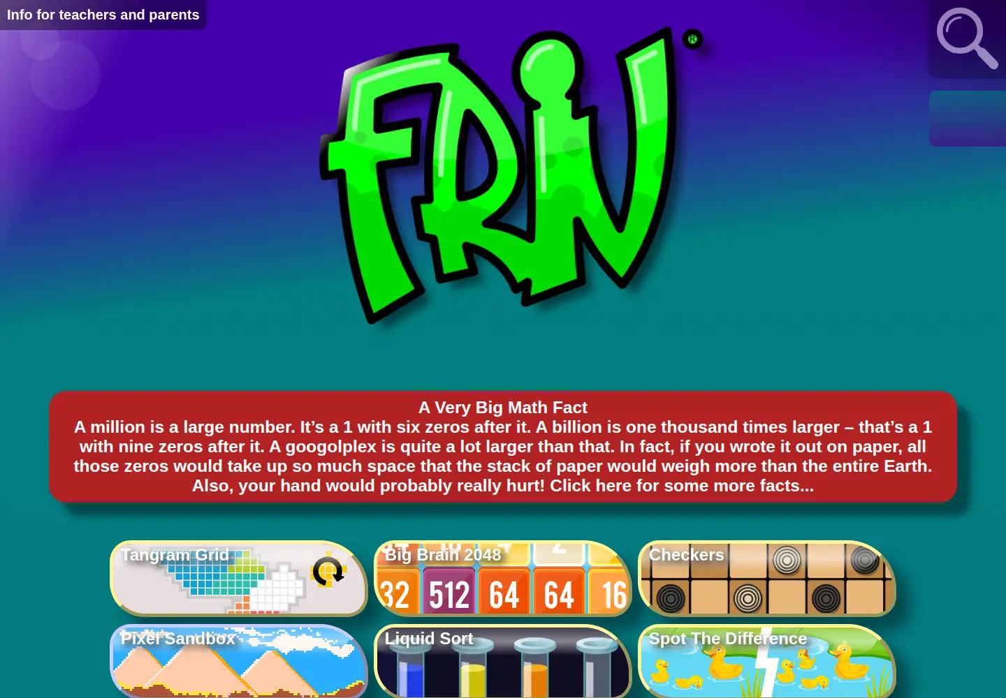 Screenshot of friv4school.com
