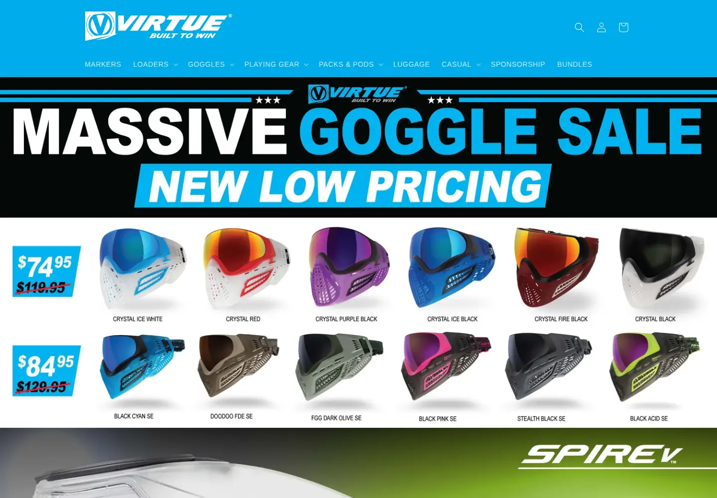 Captured homepage of virtuepb.com in the current scan
