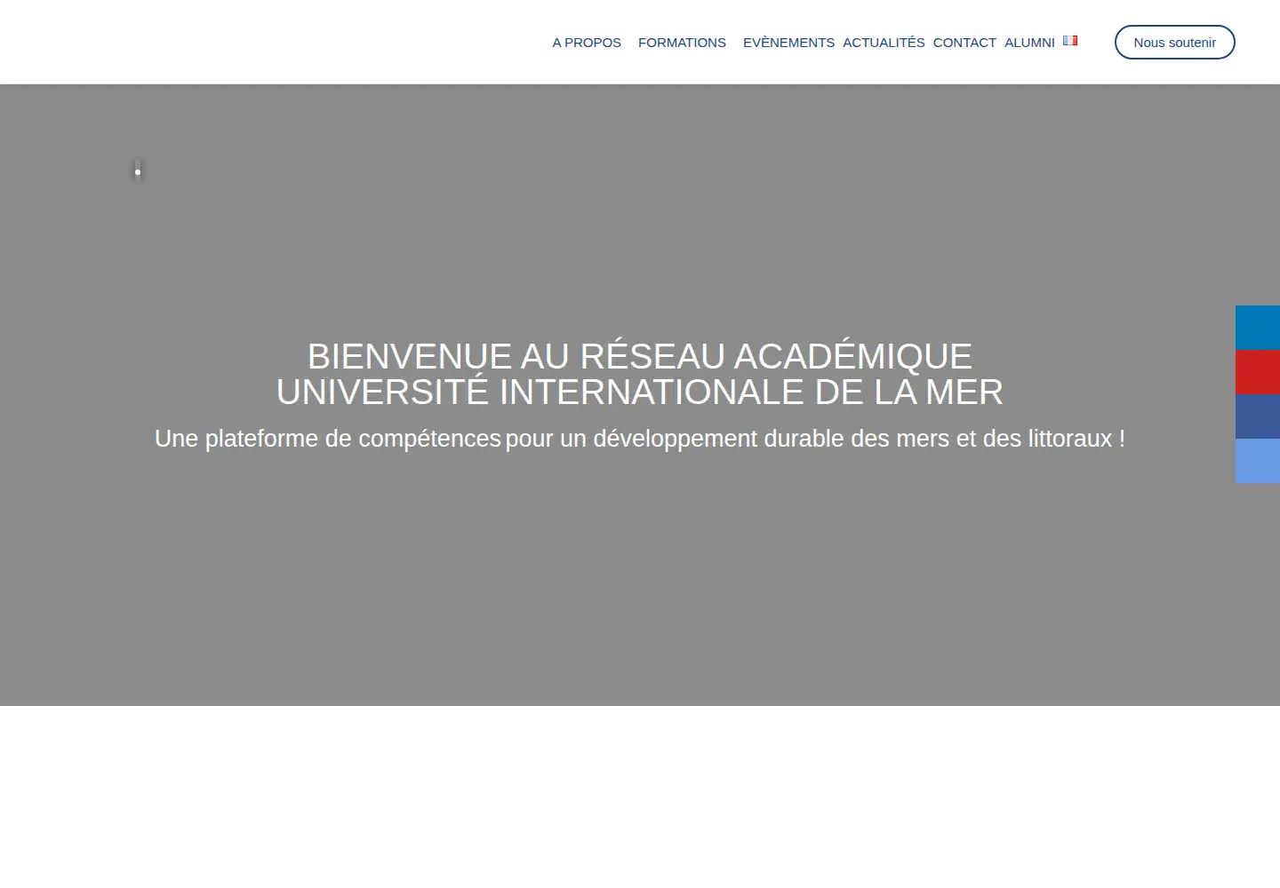 Screenshot of univ-mer.org