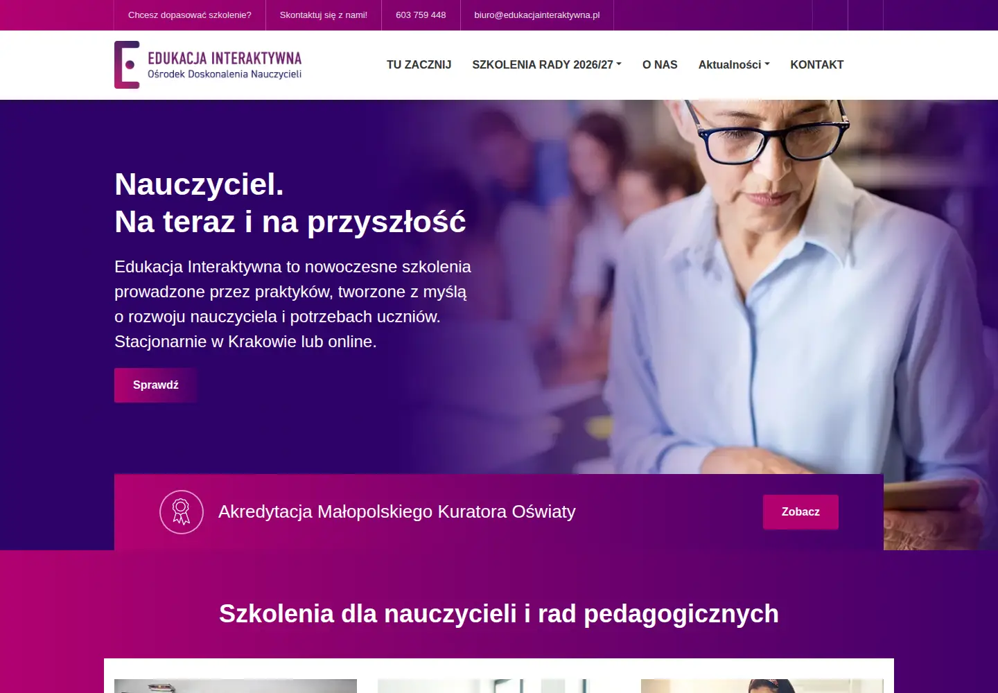 Screenshot of edukacjainteraktywna.pl