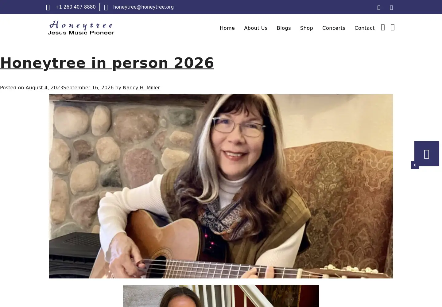 Screenshot of honeytree.org
