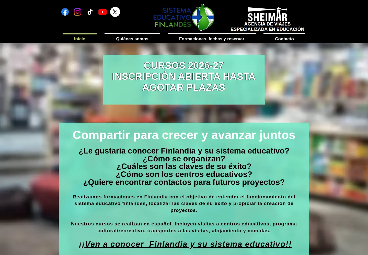 Screenshot of sistemaeducativofinlandes.com