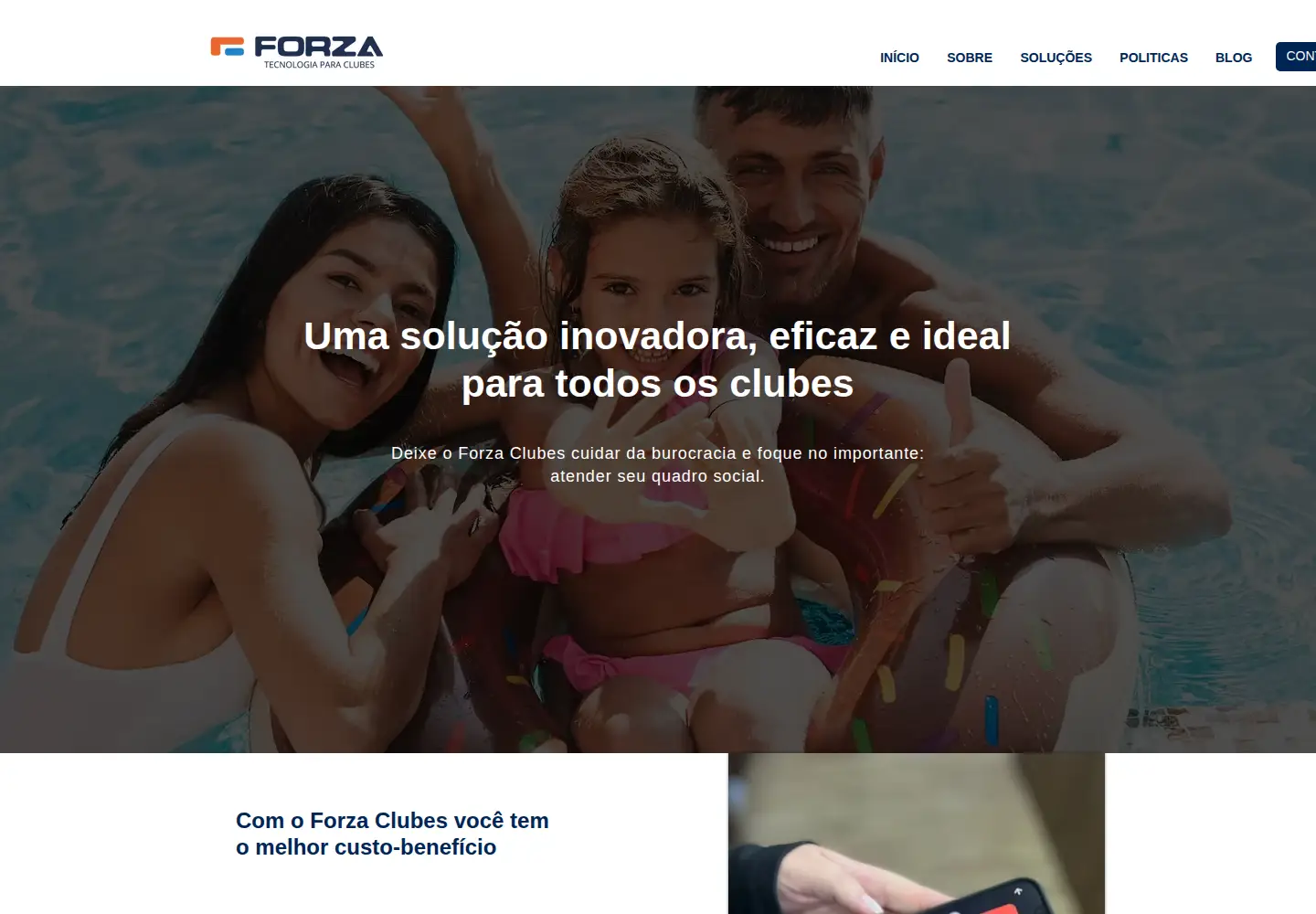 Screenshot of forza.inf.br