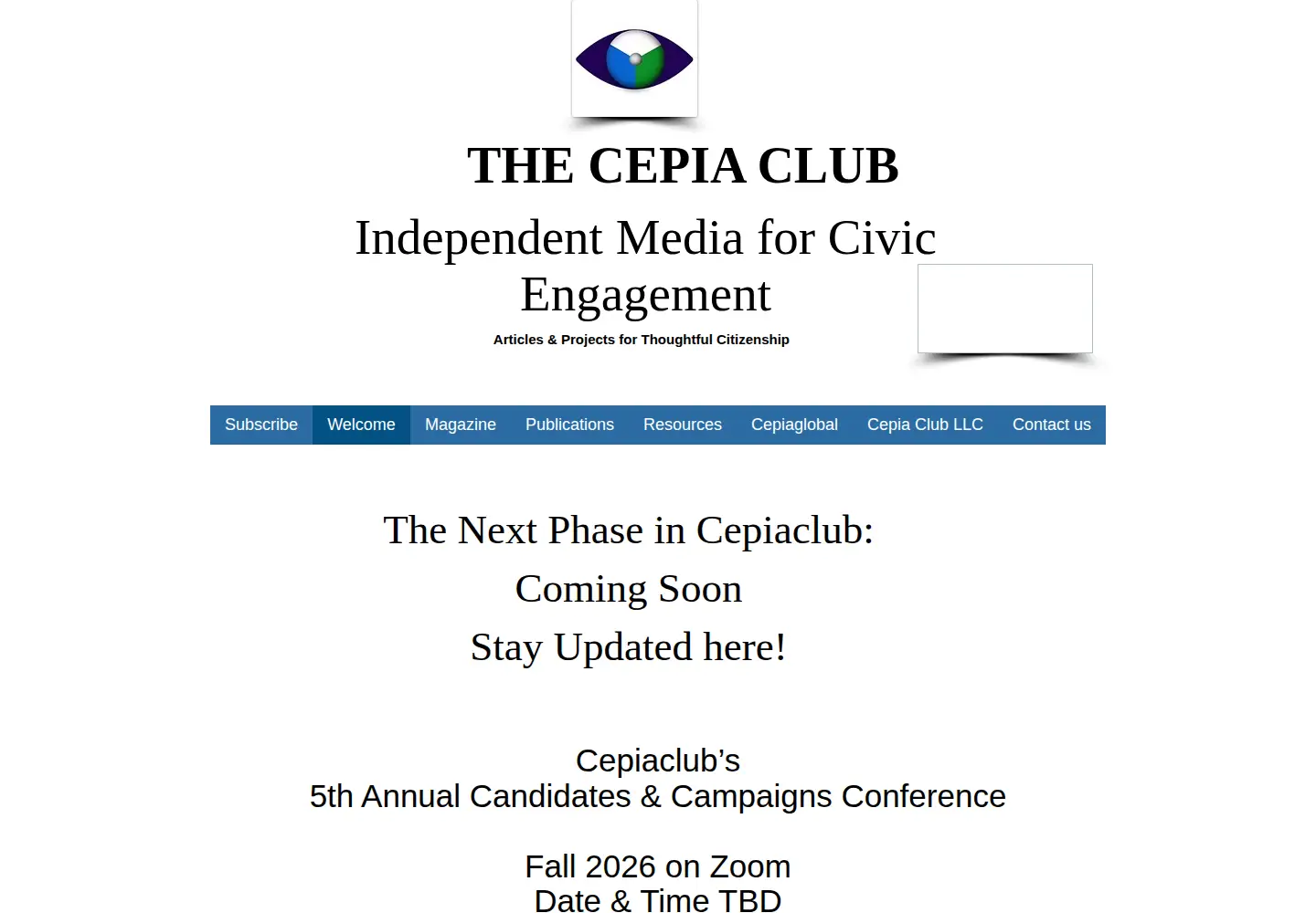 Screenshot of cepiaclub.com