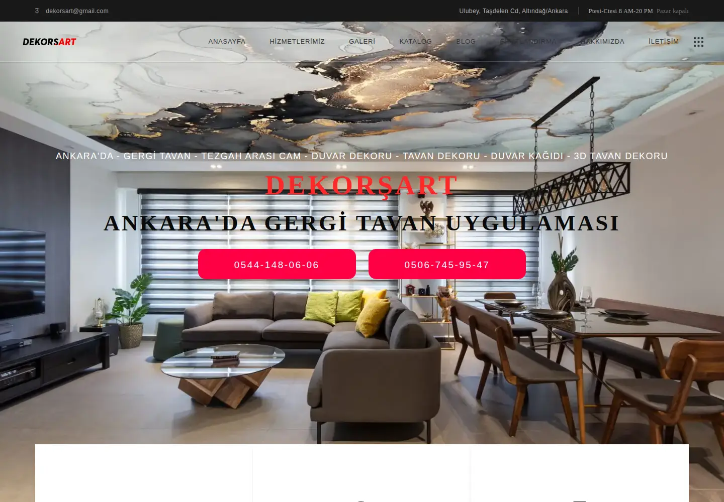Screenshot of dekorsart.com