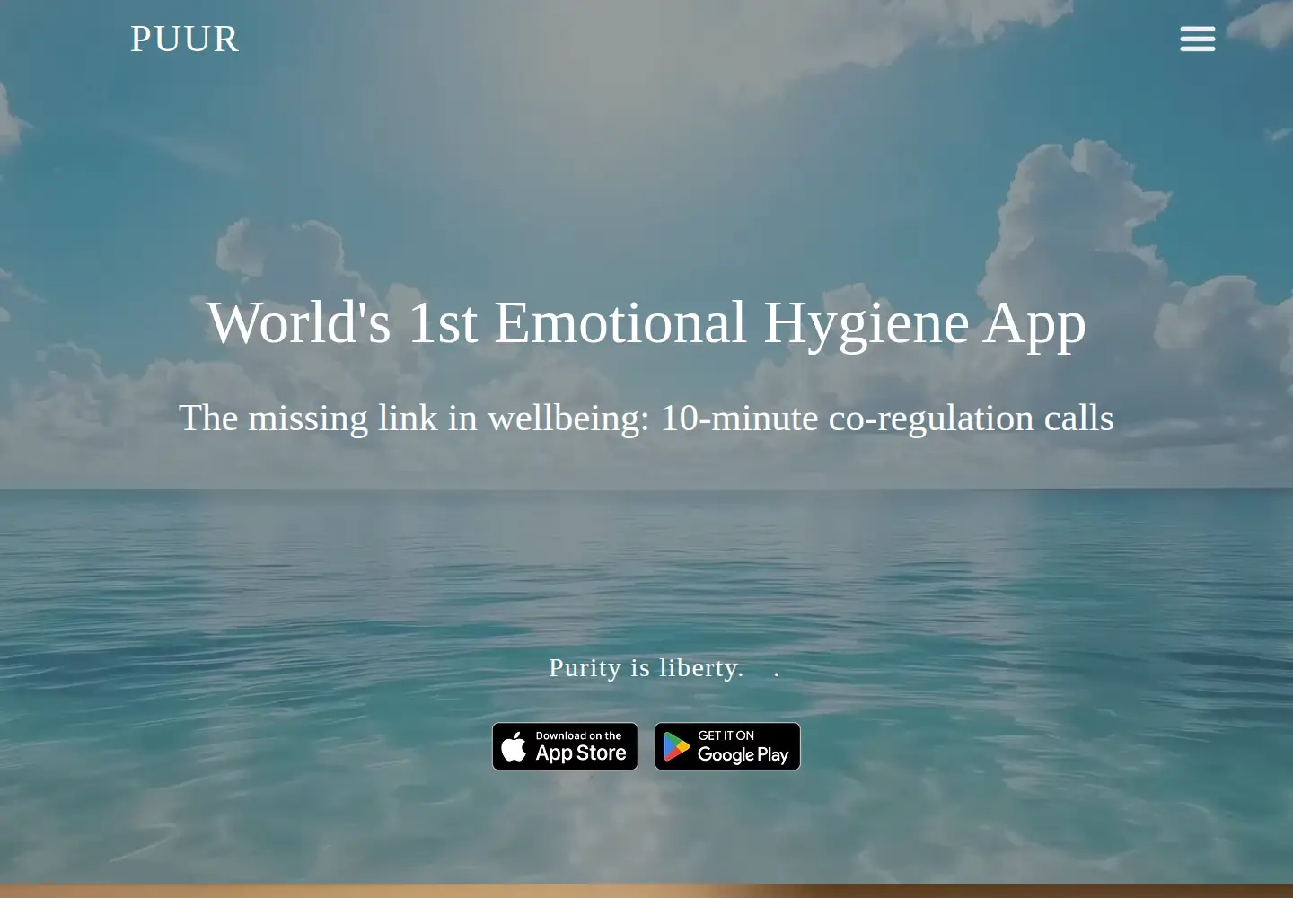 Screenshot of puur.com