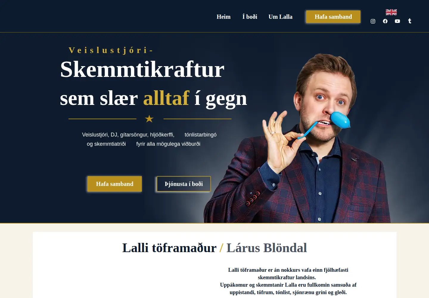 Screenshot of toframadur.is