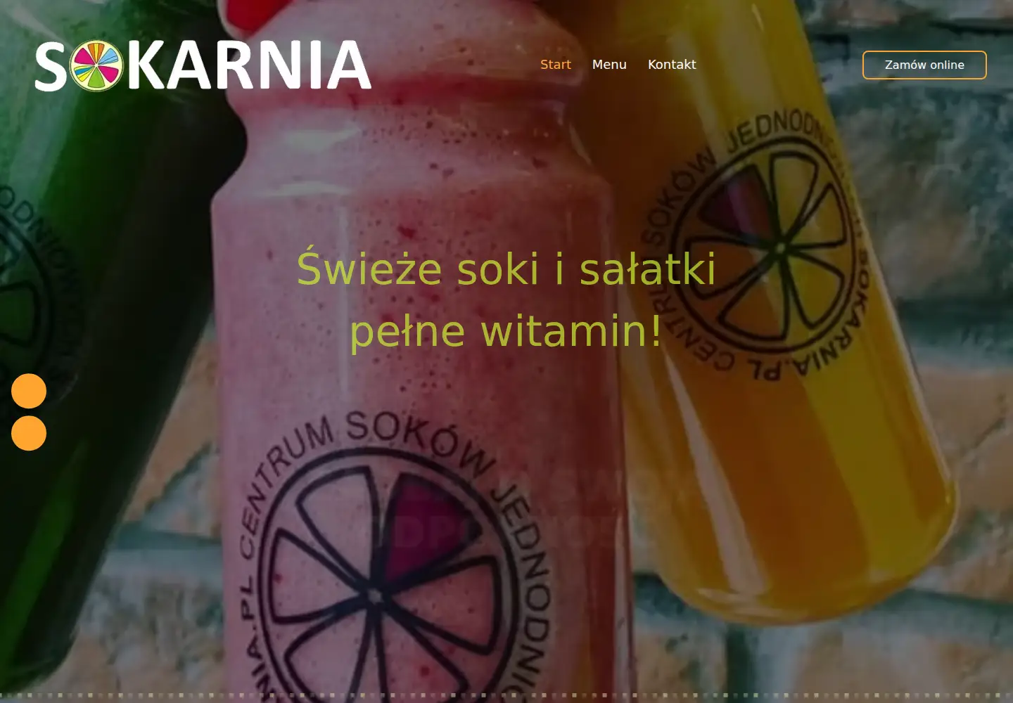 Captured homepage of sokomania.pl in the current scan