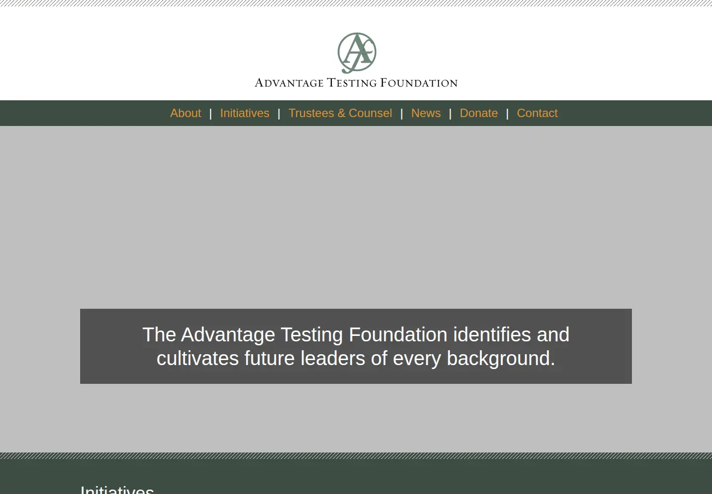 Screenshot of atfoundation.org