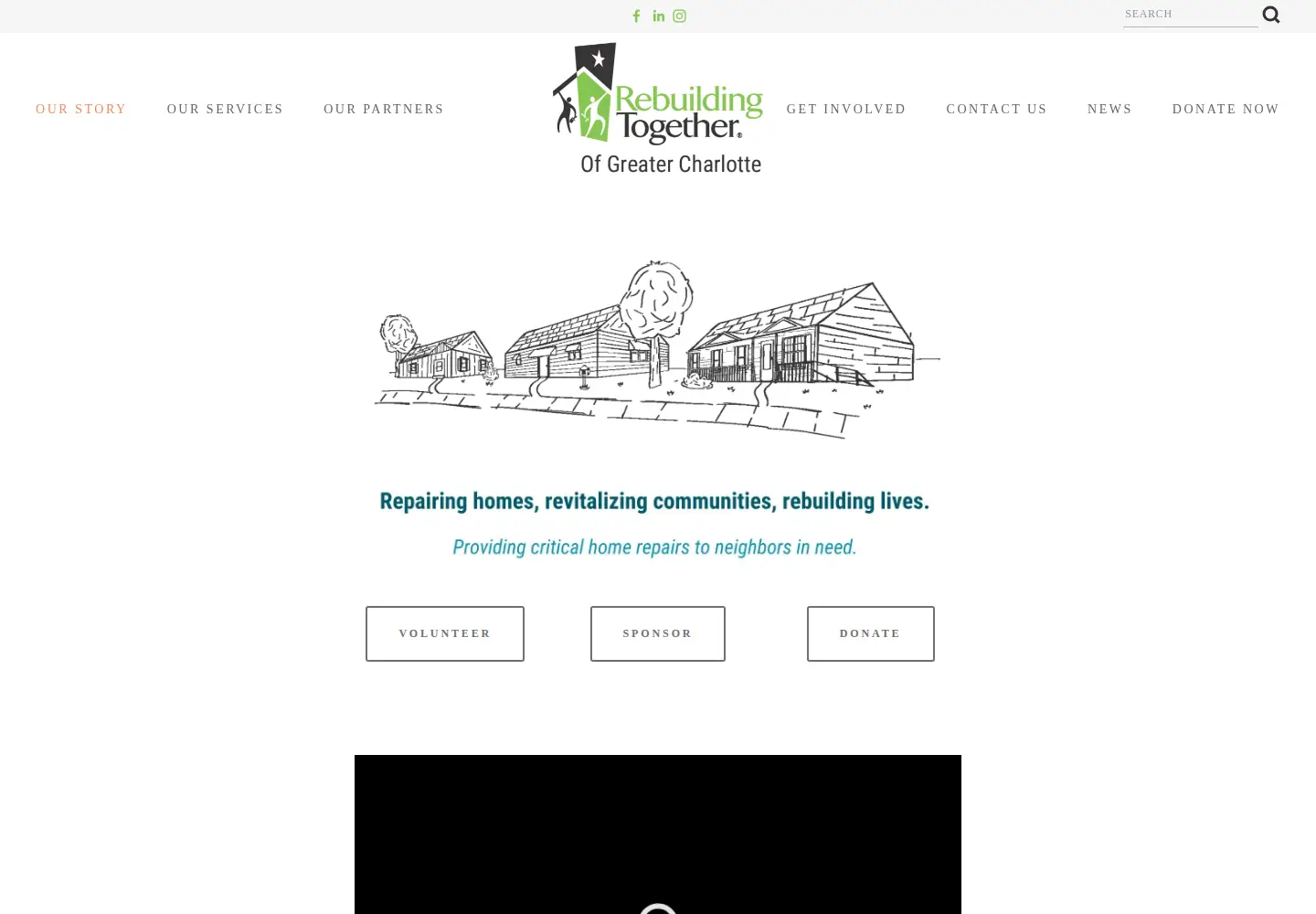 Screenshot of rebuildingtogetherclt.org