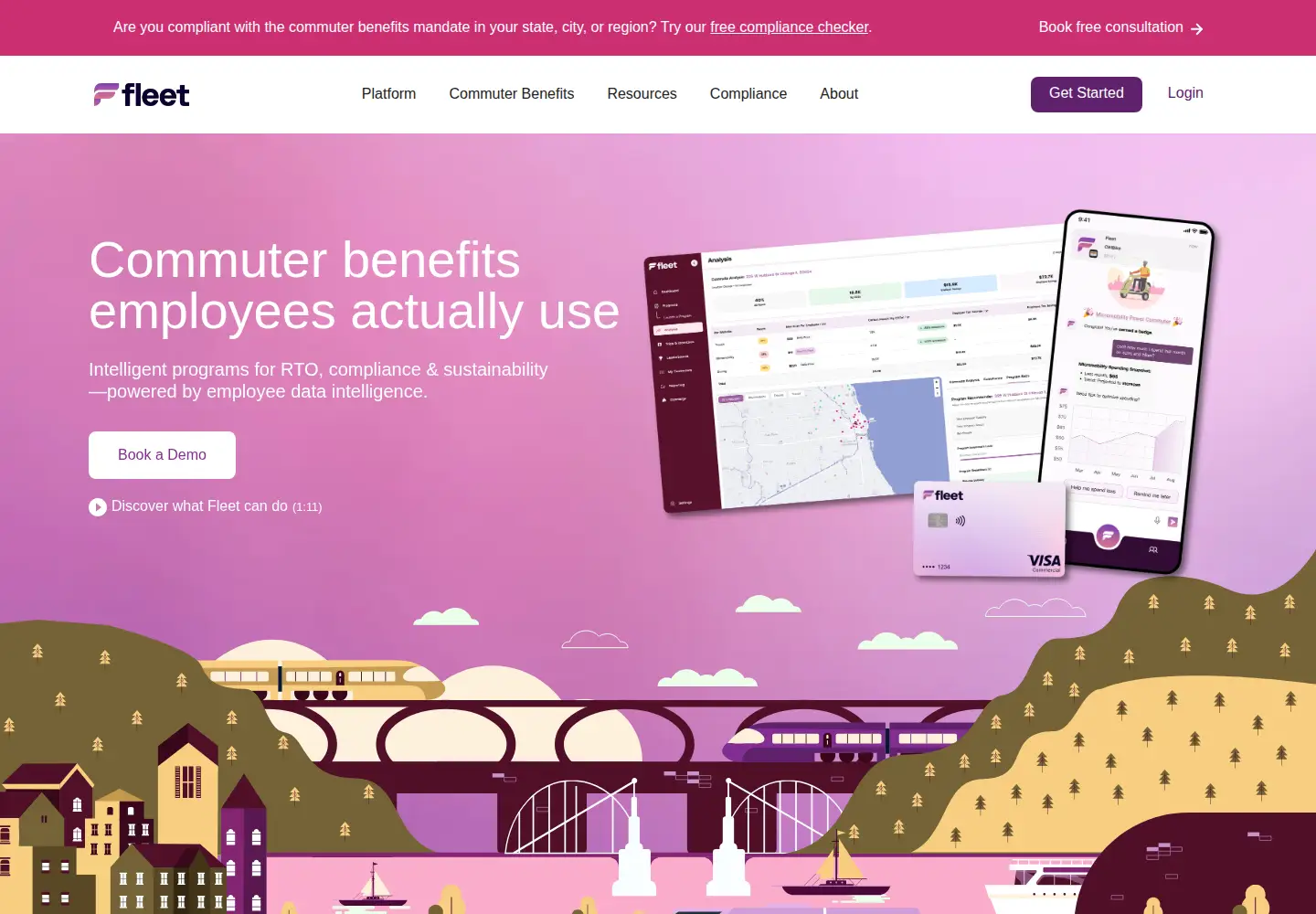Captured homepage of movewithfleet.com in the current scan