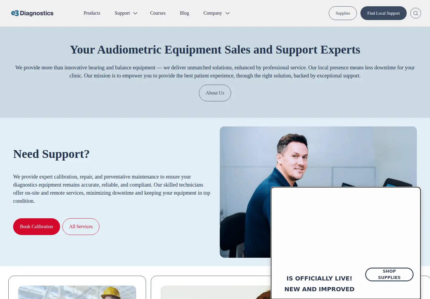Screenshot of e3diagnostics.com