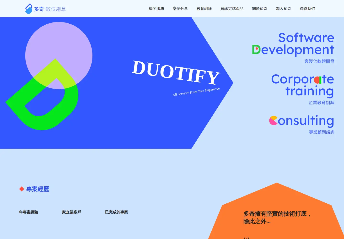 Screenshot of duotify.com