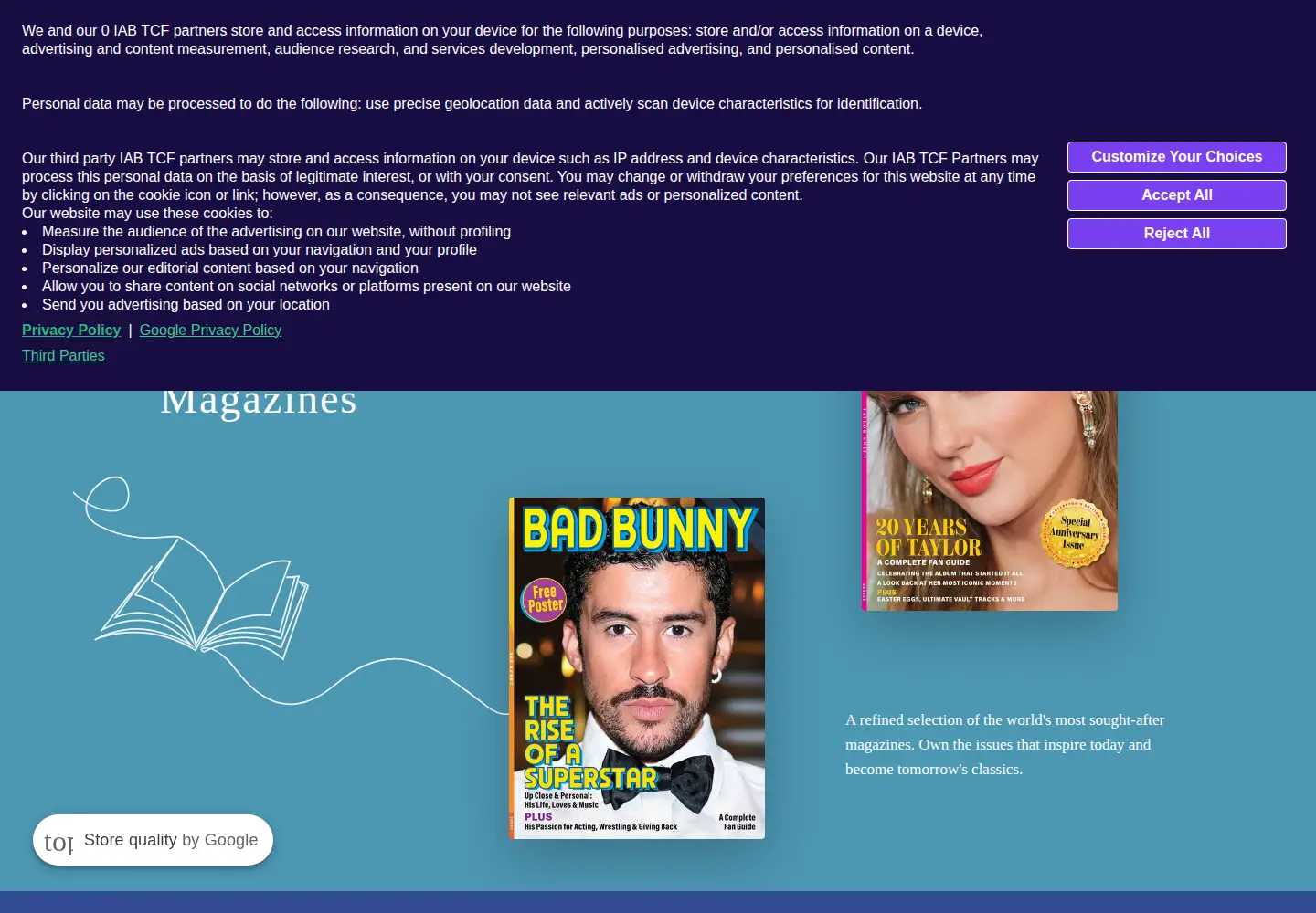 Screenshot of magazineshop.us