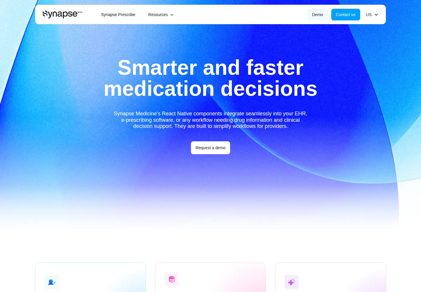 Screenshot of synapse-medicine.com