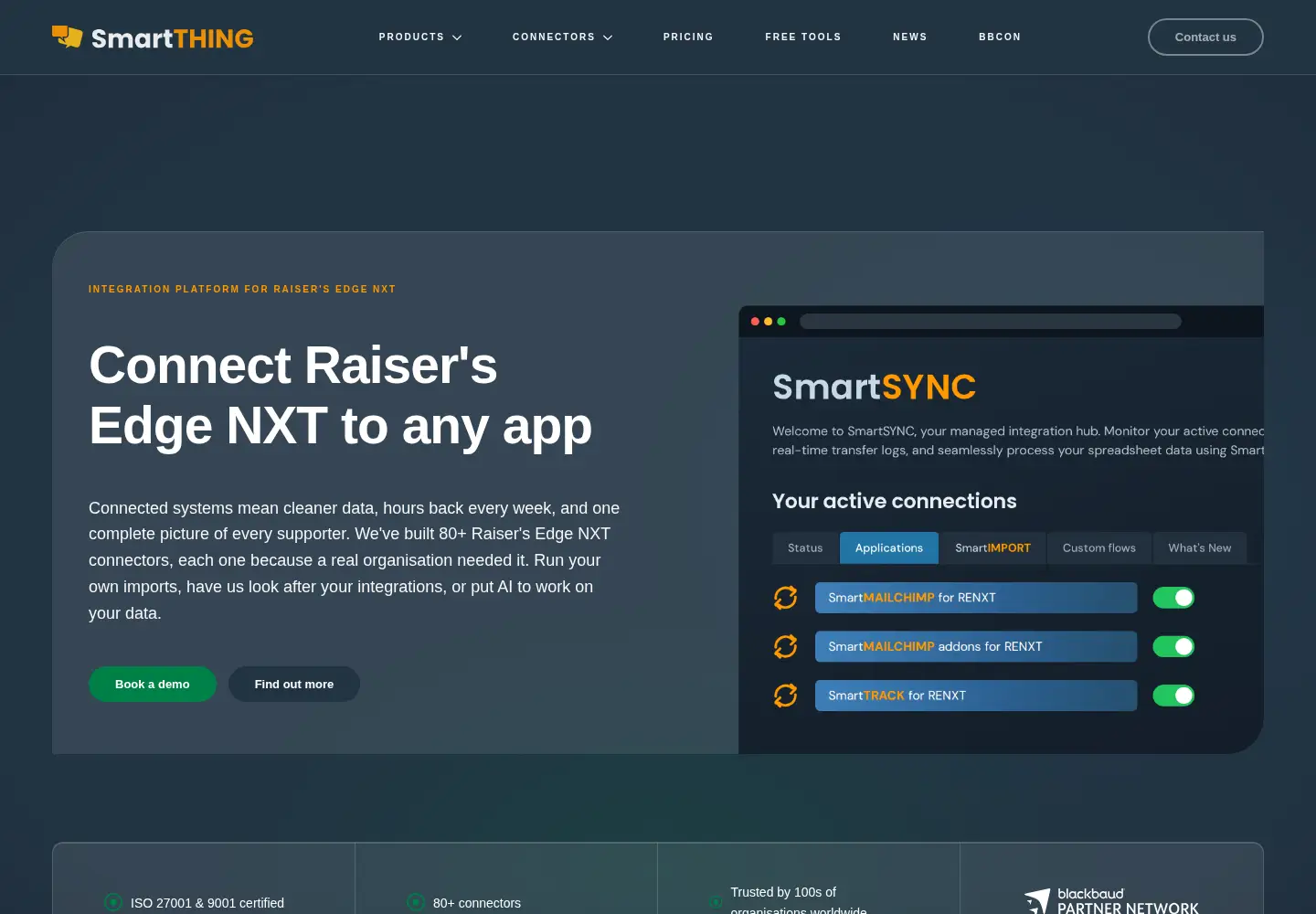 Captured homepage of smartthing.org in the current scan