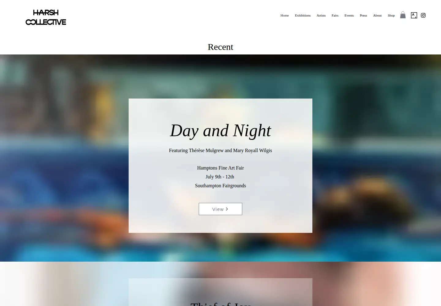 Screenshot of harshcollective.com