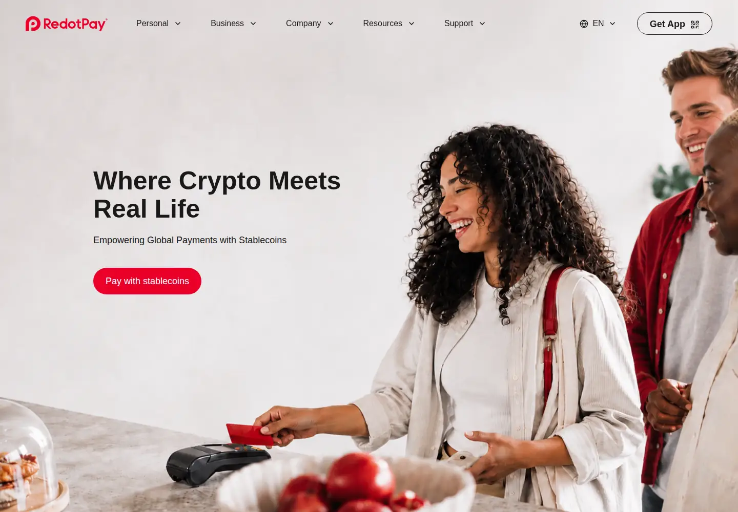 Screenshot of redotpay.com