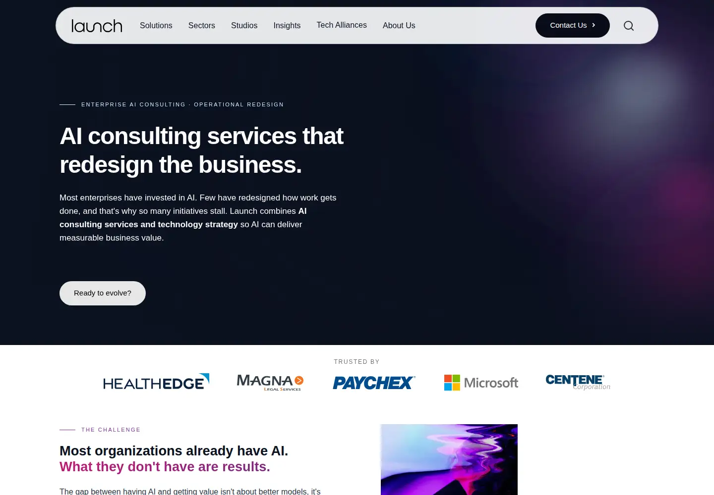 Screenshot of launchconsulting.com