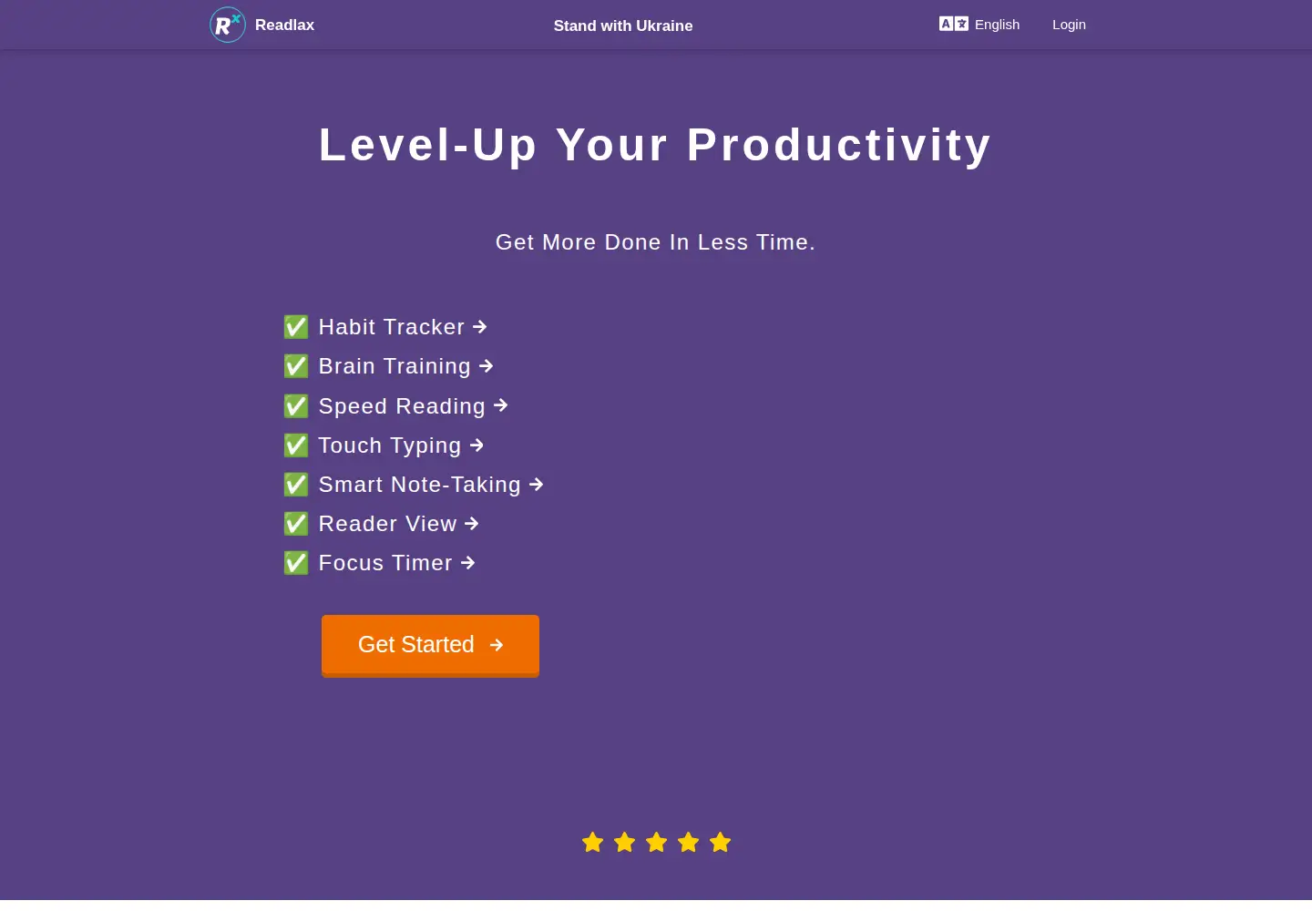 Screenshot of readlax.com