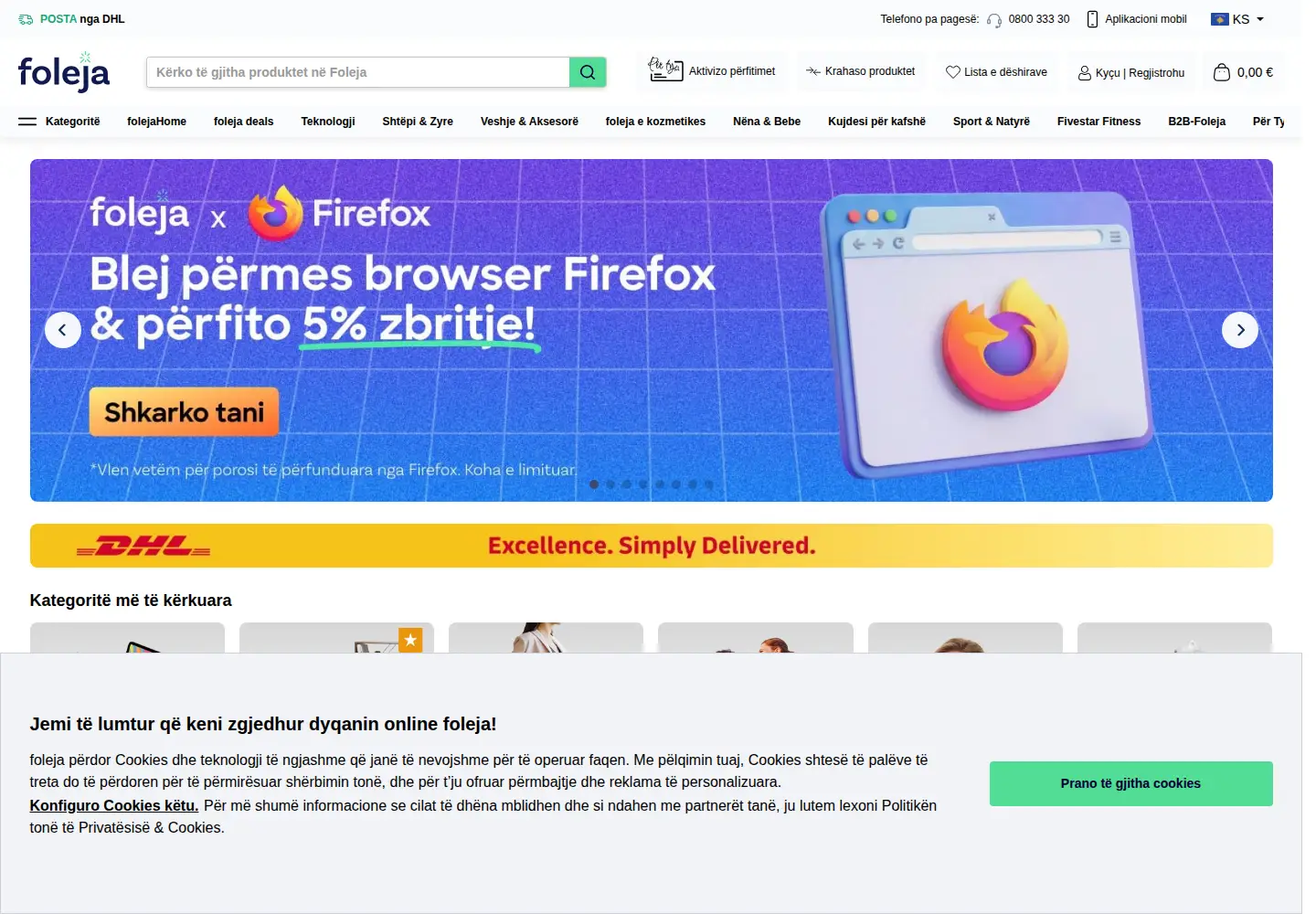 Screenshot of foleja.com