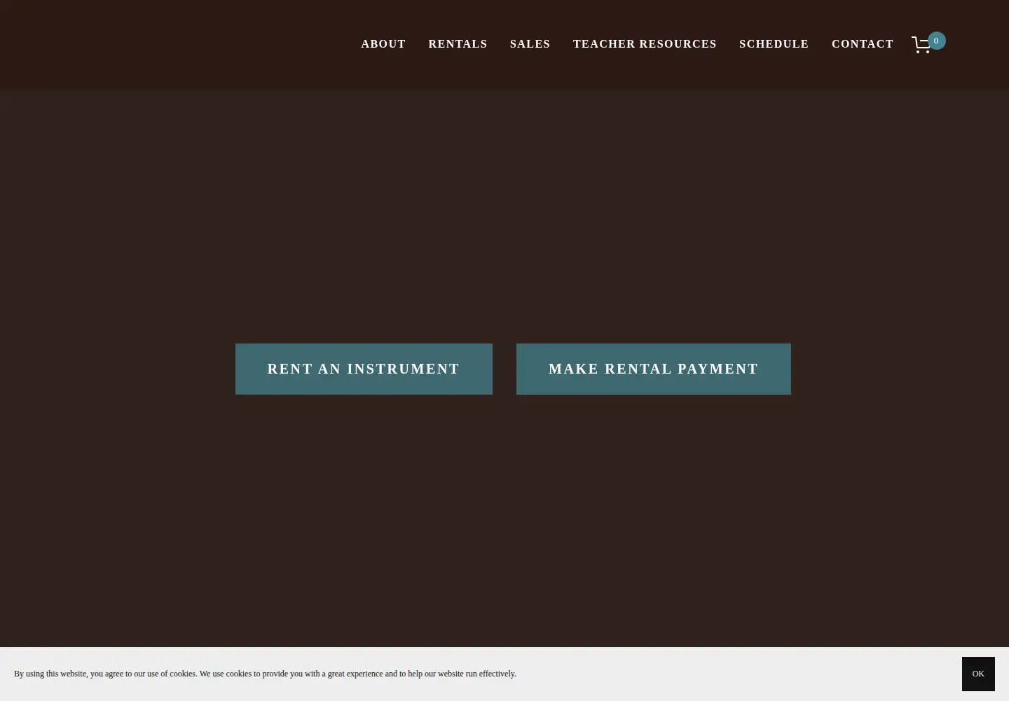 Captured homepage of baroqueviolinshop.com in the current scan