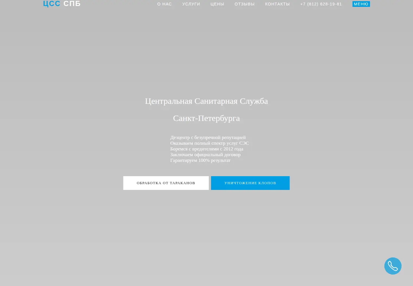 Captured homepage of css-sp.ru in the current scan