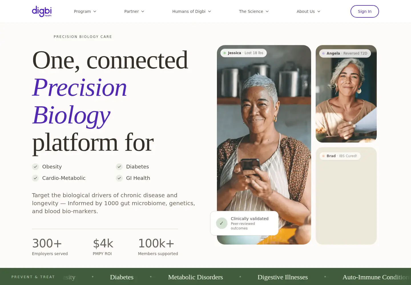 Screenshot of digbihealth.com