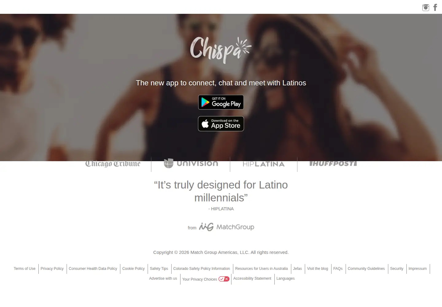 Screenshot of chispa-app.com