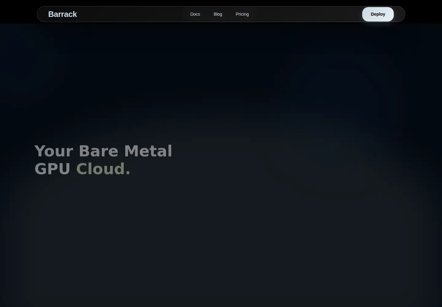 Screenshot of barrack.ai