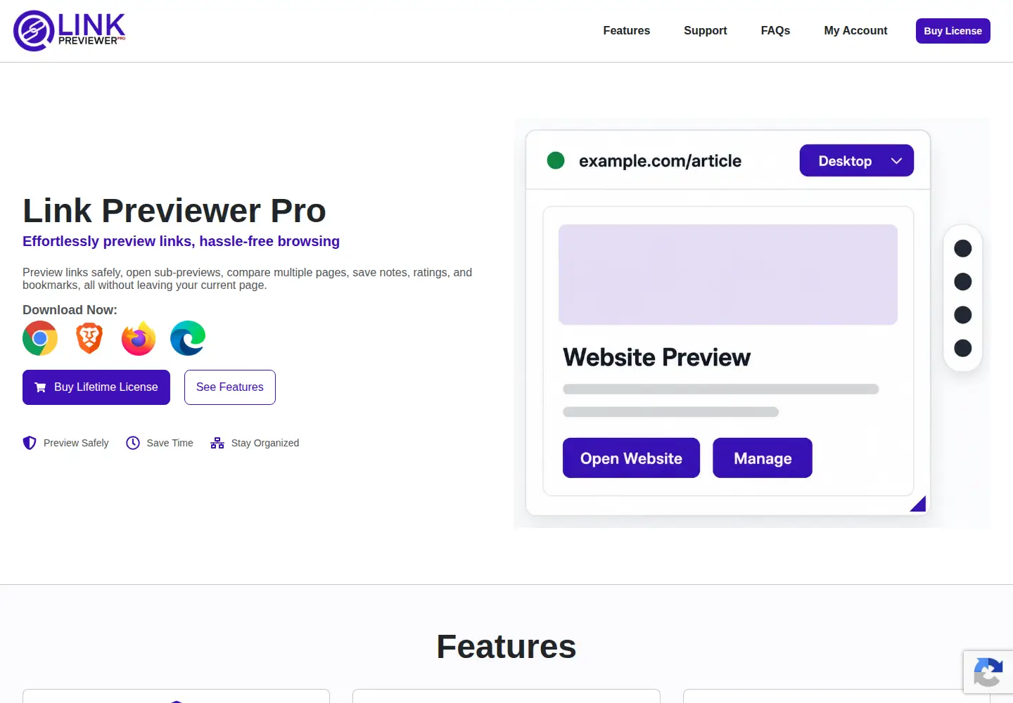 Screenshot of linkpreviewerpro.com