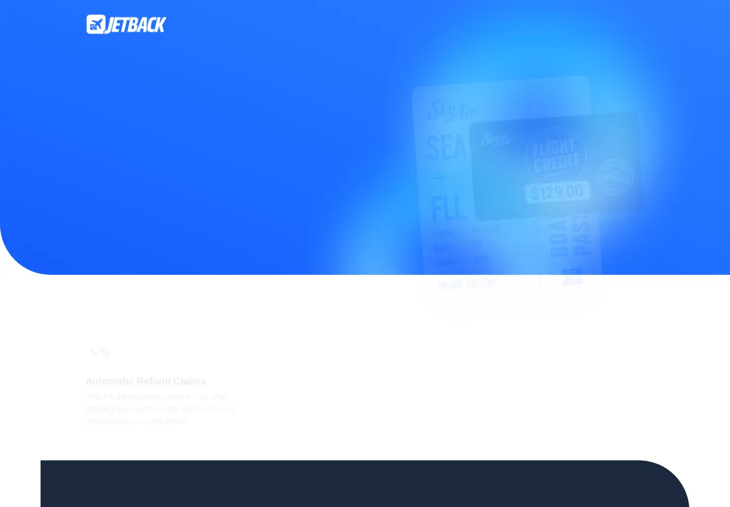 Screenshot of getjetback.com