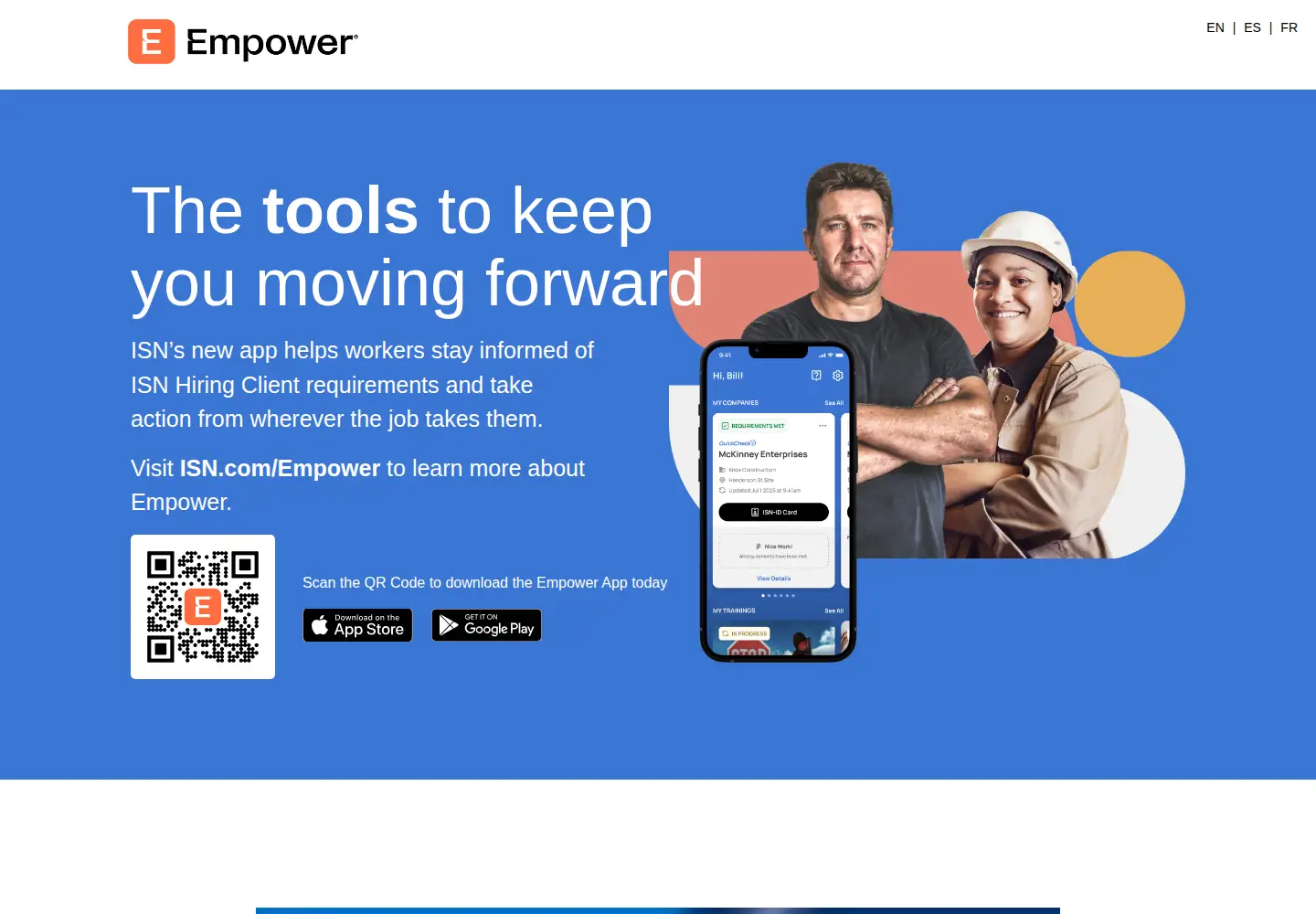 Screenshot of joinempower.com