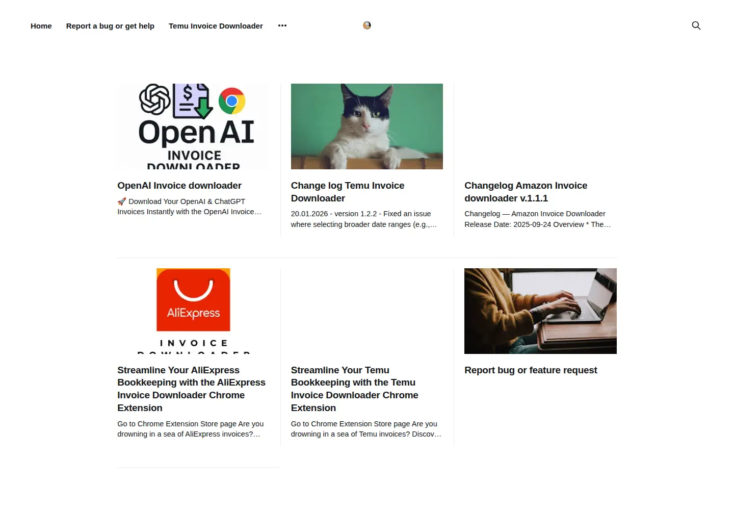 Screenshot of invoiceizze.com