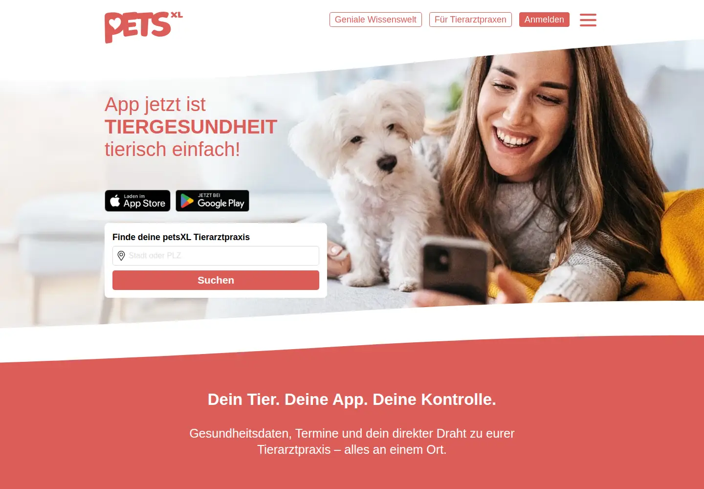 Screenshot of petsxl.com