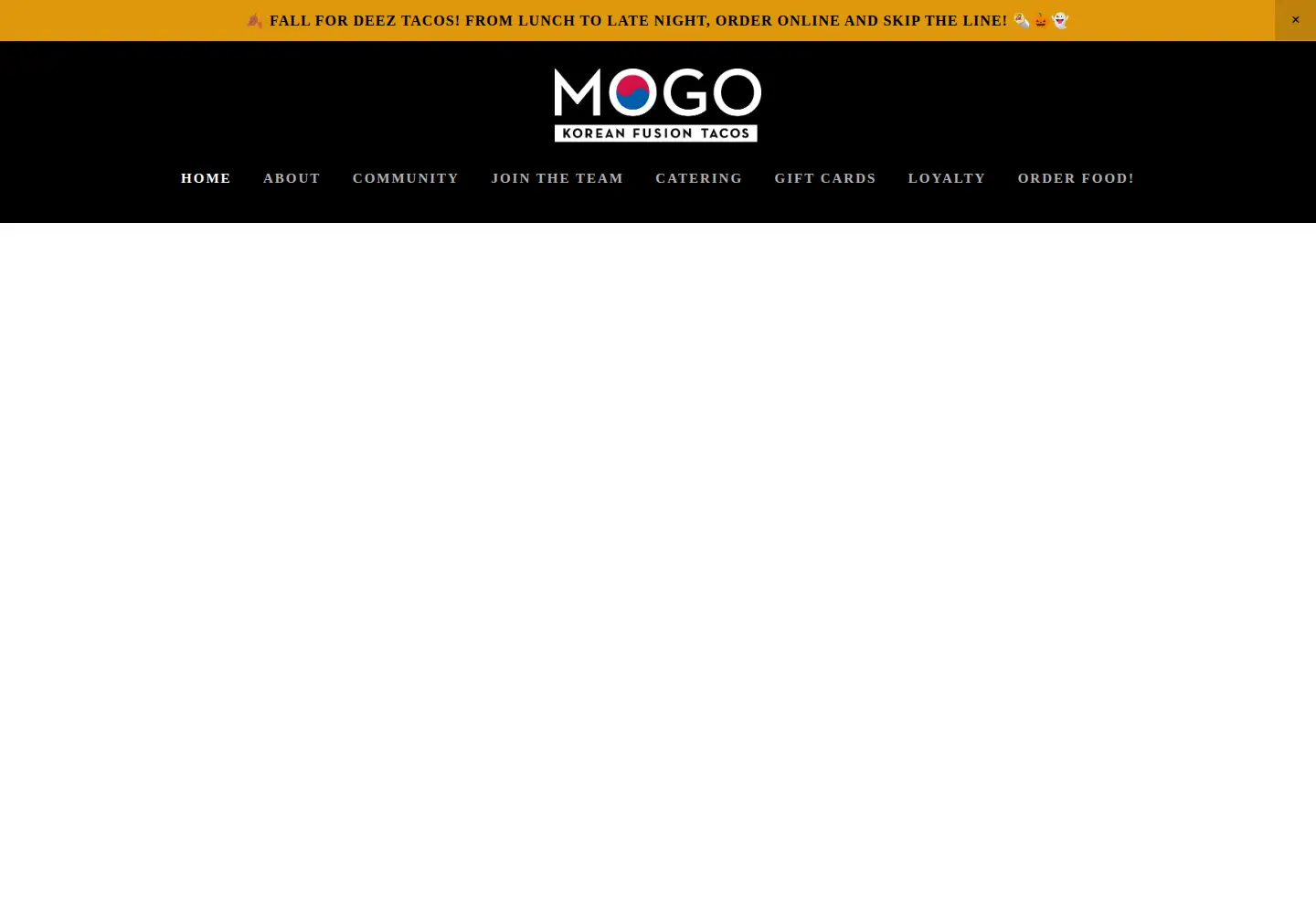 Screenshot of eatmogo.com