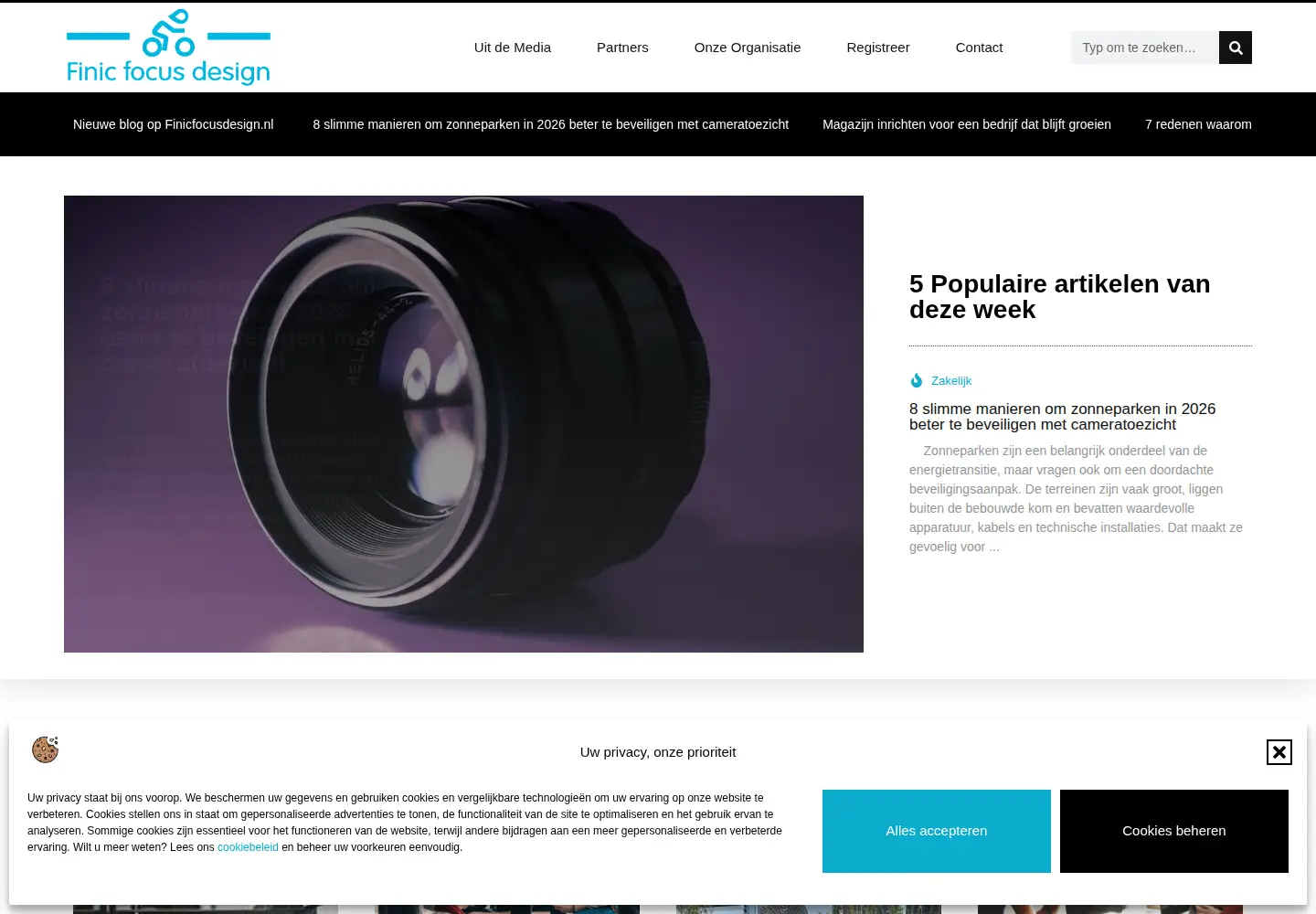 Screenshot of finicfocusdesign.nl