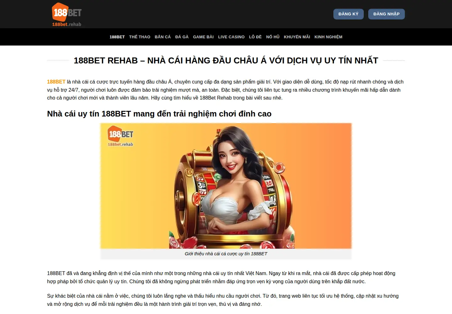 Screenshot of 188bet.rehab