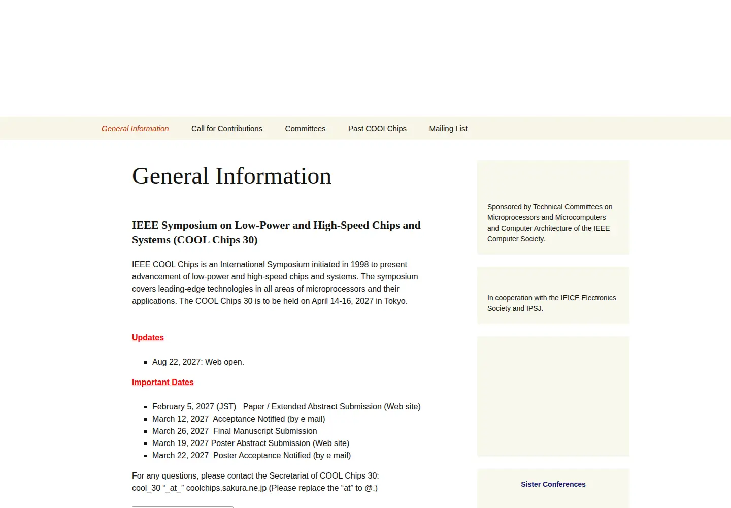 Screenshot of coolchips.org