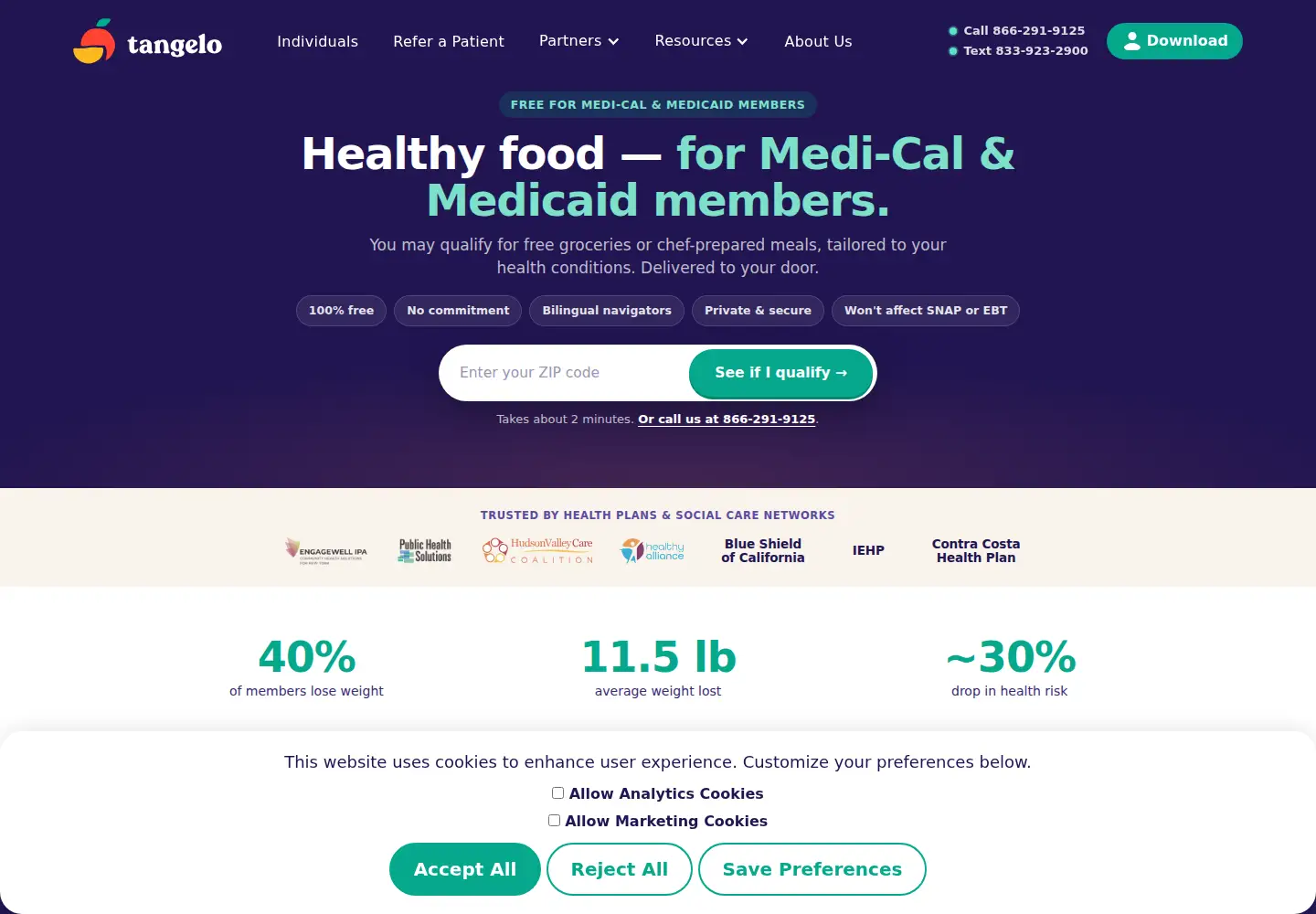 Screenshot of jointangelo.com