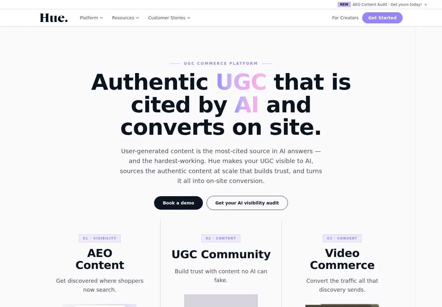 Screenshot of poweredbyhue.com