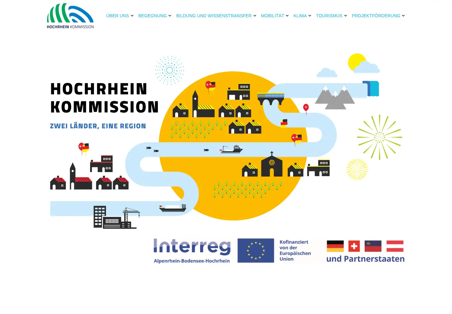 Screenshot of hochrhein.org